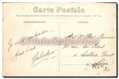 Puys — Vista Geral — Editor não identificado, n° de série 173 — Verso
