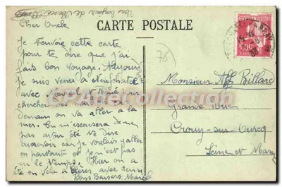 Neufchâtel-en-Bray (Seine-Inf.) — Algemene uitzicht genomen vanaf Mont Ricard — R. Join, uitgever - Foto Noury — Achterkant