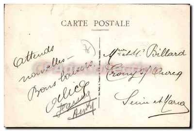 Buchy (Seine-Inf.) — Piazza del Municipio — editore A. TOMBAT & Cie, Parigi — Verso