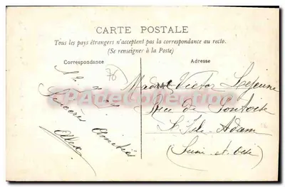 Aumale (Seine-Inférieure) — Kapele Najświętszej Maryi Panny z Cardomoy — wydanie Surville, drukarz — Rewers