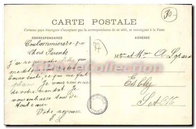 Coulommiers - Caserma Beaurepaire — Bertier, editore, Coulommiers, n°9 — Verso