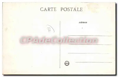 Fontainebleau — A Rue Grande e a Igreja — Coleção Artística L. M. — Verso