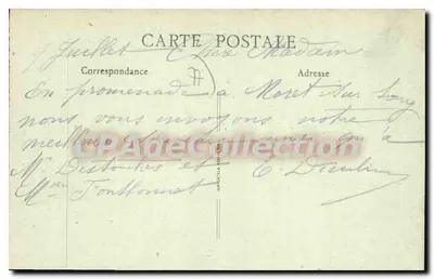 Moret-sur-Loing — Os Velhos Muros — Edit. H. Bellanger, Moret — Verso