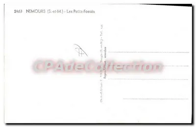 Nemours (S.-et-M.) — Les Petites-Fossés — E. Mignon — Verso