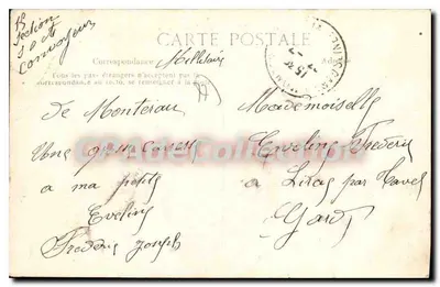 Montereau — Panoramische uitzicht genomen vanaf de Kerk — Uitgever G.P.D. n°1055 — Achterkant