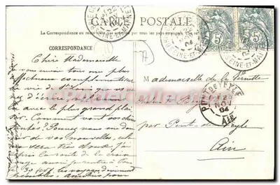 Lésigny, c. de Brie-Comte-Robert (S.-et-M.) — Castelo do século XVI, reformado, que pertenceu ao marquês d'Ancre — Editor: E. Ghatard, Val-Saint-Pierre, Versailles — Verso