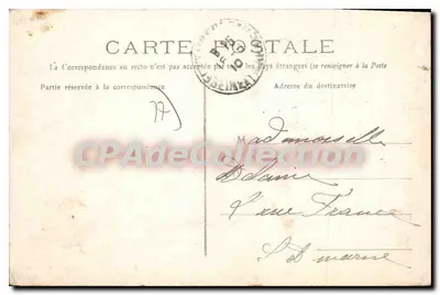 Castelo de BEAUREPAIRE — Edição Deuvergne-Lafosse, tabac — Verso