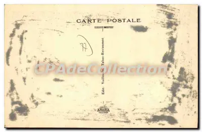 Brie-Comte-Robert — Porta do Velho Castelo — Editor: Edit. Vuillien, Tabac-Restaurant, Toulon — Verso