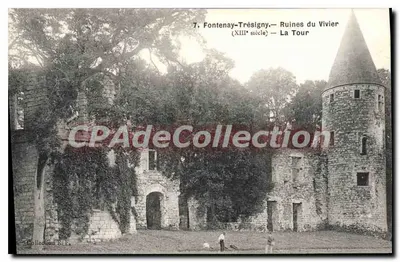 Fontenay-Trésigny — Ruines du Vivier (XIIIe siècle) — La Tour