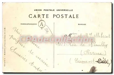 Noyen-sur-Seine (S.-et-M.) — L'Allée du Château — Collection Payen — Achterkant