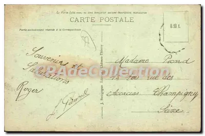 Thorigny-Lagny (Seine-et-Marne) — Bords de Marne — Edit. J. B. — Achterkant