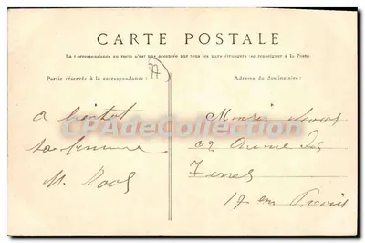 Thomery — Castello della Rivière — Editore Le Mexardo, Fontainebleau — Verso
