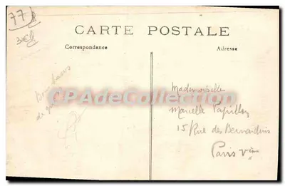Ponthierry — Zamek Bordes — wydawca nieodczytalny — Rewers