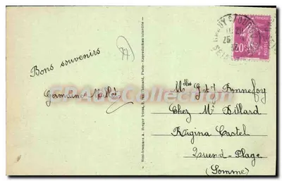 Crouy-sur-Ouercq — Castillo de Gesvres - Las Douves — Reverso