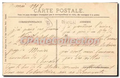 Noisiel — Statua E. J. MENIER — Busto i bas-relefy — Rewers