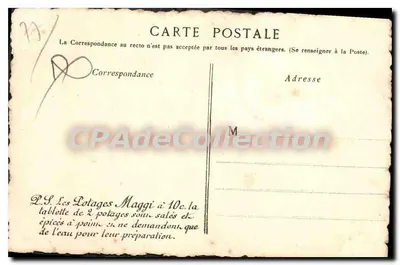 Ruínas da Abadia de Larchant — Seine-et-Marne — Fortier & Marotte, Paris, n°37 — Verso