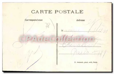Chevreuse — Miasto i Zamek Madeleine — E. M. — Rewers