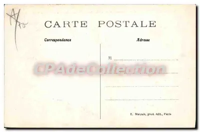 Chevreuse — panorama wschodnia, widok z Zamku Madeleine — E. M. — Rewers