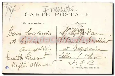 Chevreuse — Ruiny Zamku Madeleine — Wieża Wschodnia — E.M. nr 2307 — Rewers