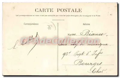 MAISONS-LAFFITTE — Het kamp van de Zouaves — uitgever: Armuse, Parijs — Achterkant