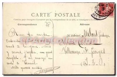 Maison-Laffitte (S.-et-O.) - A Velha Igreja — editor desconhecido, n° 38 — Verso
