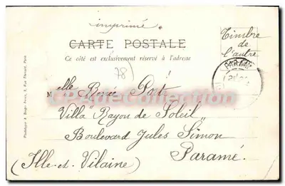 Mantes - Ermitério de São Salvador — A. Beriès, editor — Verso