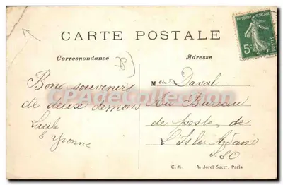 Poissy — O Braço Migneaux — C. M. n°87 — Verso