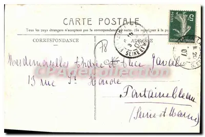 Pensamiento decorativo — St. Germain — editor desconocido — Reverso