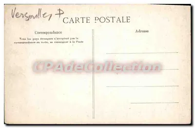Versajles — widok panoramiczny — C. L. C., Paryż, nr 143 — Rewers