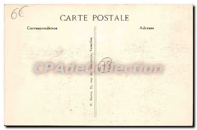 La Solitude — L'Étang — 64, Avenue de Paris — Versailles (S.-et-O.) — Rewers