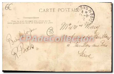 Versailles — Grade e Ponte Saint-Martin — Editor: 195. — Verso