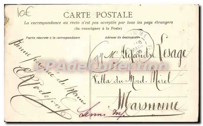 Versailles - 54 - Rue Hoche i Notre-Dame — wydawca Kolekcja Nowoczesnych Kart — Rewers