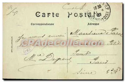 Versailles — Avenue de Sceaux — wydawca Versailles, n° 435 — Rewers