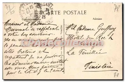 Versajles — Rue Hoche — Katedra Najświętszej Maryi Panny — B.D. n°83 — Rewers