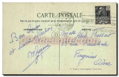 Versailles — Camp de Salory — Budynek E i kuchnie — E. R. — Rewers