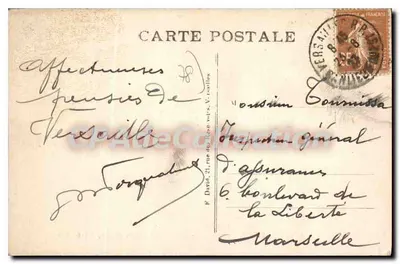 Versailles — Pomnik Pochowanych w Wojnie 1914-1919 — wydawca nieznany, n° 14 — Rewers