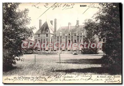 O Castelo visto do Parque — Rosny-sous-Bois — R. Girard, fot. Mantes, n°40