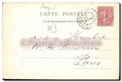 O Castelo visto do Parque — Rosny-sous-Bois — R. Girard, fot. Mantes, n°40 — Verso