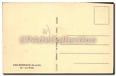 Les Mureaux — O Pont — Edição 'La Française' - Paris — Verso