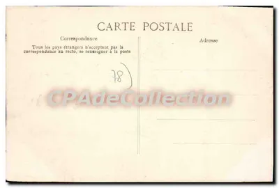Overstroming van de Seine — Algemene uitzicht op Le Pecq — 1 februari 1910 — E.D. Uitgever — Achterkant