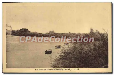A Seine no Pont d'ÉPONE (S.-et-O.) — L. D.