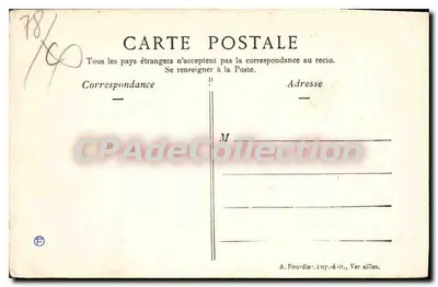 Epone (S.-et-O.) — O Giboin — A. Fourdier, impr. édit., Verailles — Verso