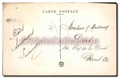 Villennes-sur-Seine — Piękne zakątki Villennes — Wydawca Paryski — Rewers