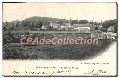 Saint-Rémy (S.-et-O.) — Vista tirada da Estação — A. Bourdier, editora, Versailles