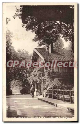 FONTENAY-sous-BOIS - O Restaurante La Porte-Jaune — Photo-Edition Daniel Delbouy, n°7702