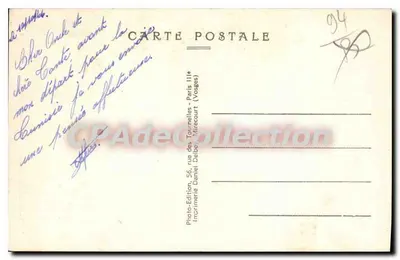 FONTENAY-sous-BOIS - O Restaurante La Porte-Jaune — Photo-Edition Daniel Delbouy, n°7702 — Verso