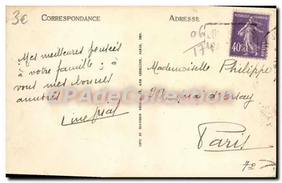 Cap d'Antibes — A Estrada do Cap — LL — Verso