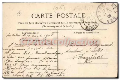 Antibes, plac Massé — wydawca nieznany, nr 19 — Rewers