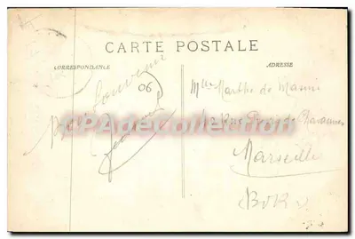 Cap d'Antibes - Villa Eilenroc — editor desconhecido, n° de série 5147 — Verso