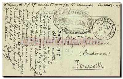Cap d'Antibes — Villa Eilenroc — Um canto do jardim — Série 71 — Verso